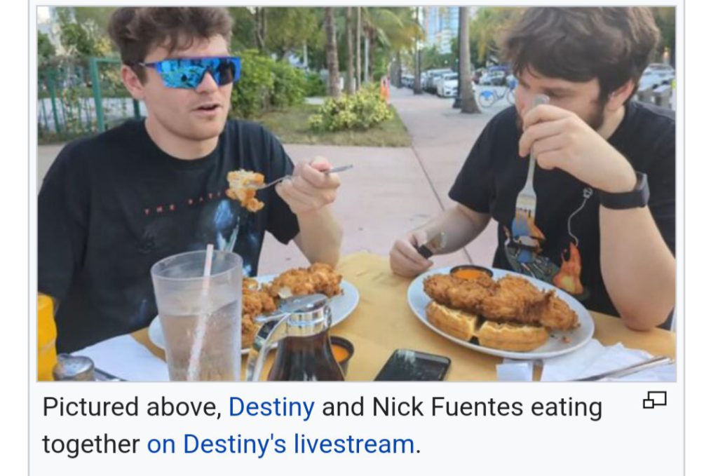 Nick Fuentes Destiny Leaked